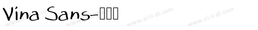 Vina Sans字体转换